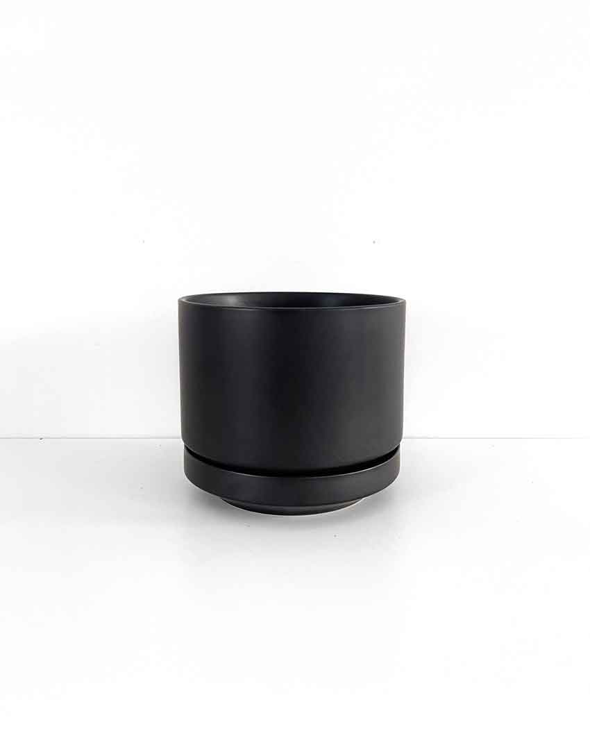 Black Indoor Plant Pot