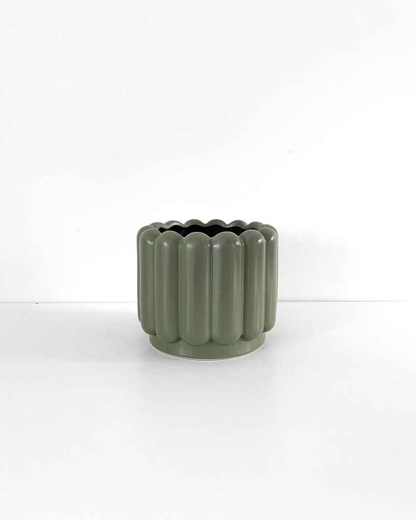 Green Indoor Plant Pot