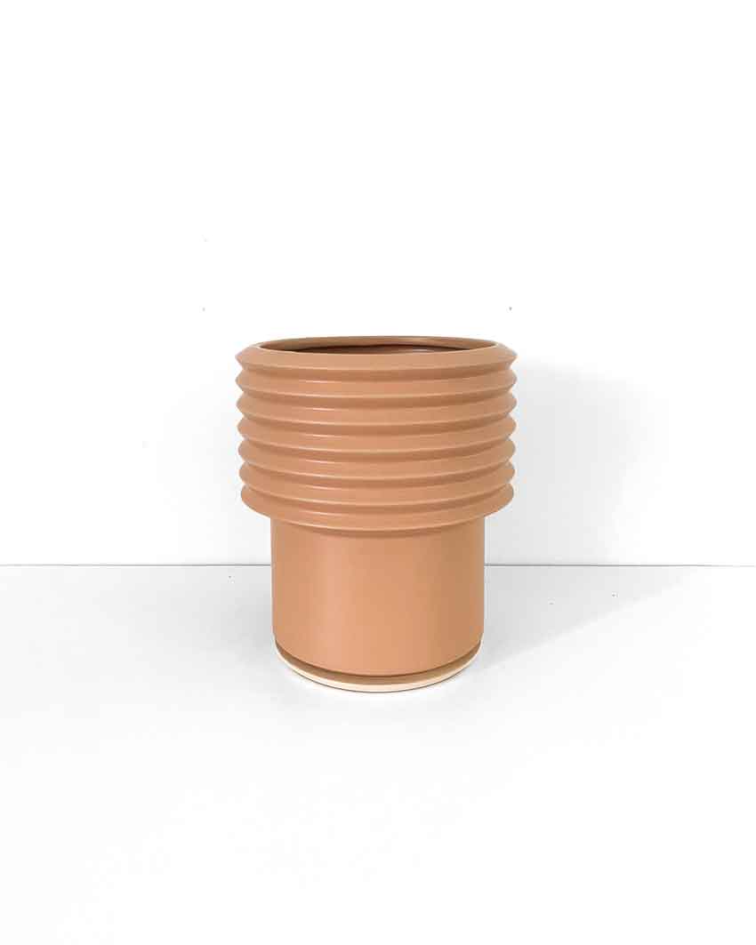 Tall Pink Planter