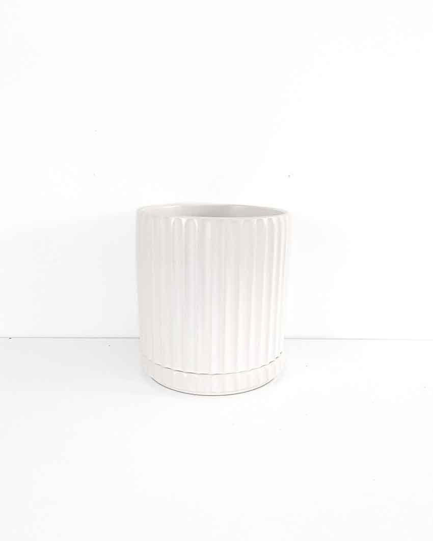 Large White Plant Pot