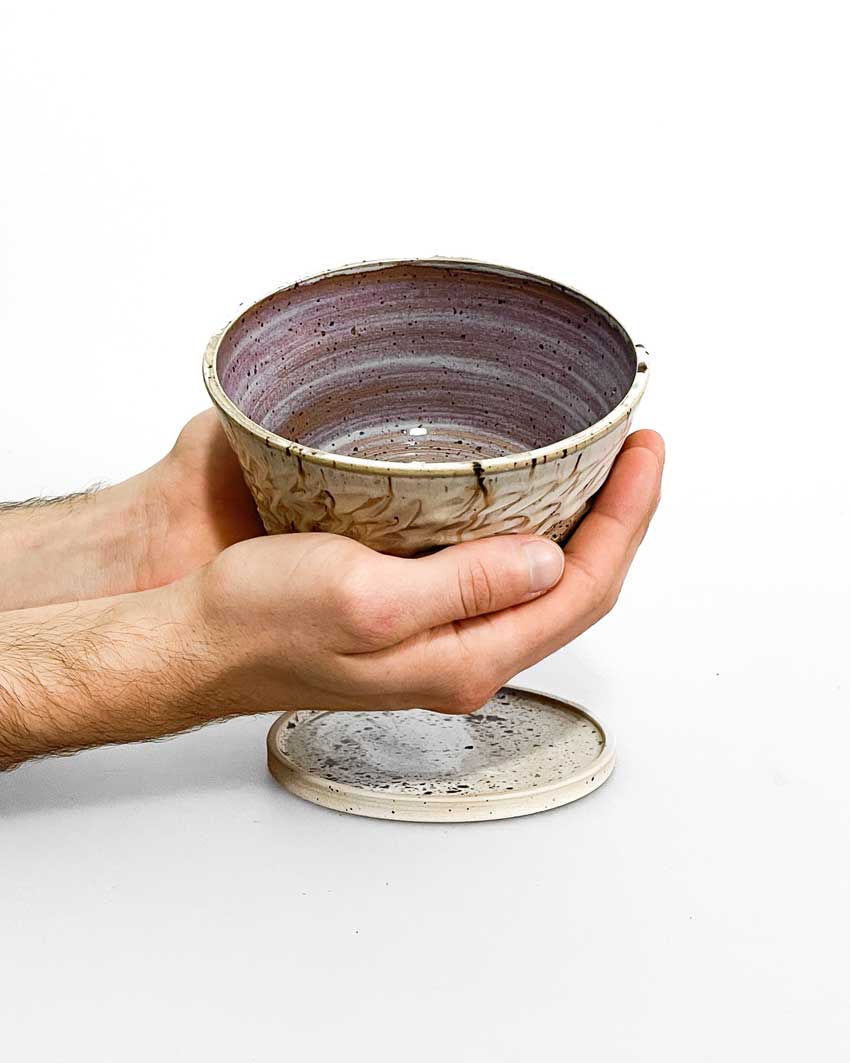 Patterned Ceramic Plant Pot